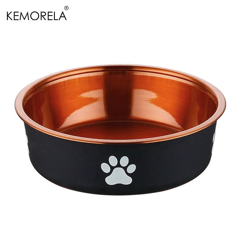 Anti slip Paw Print Dog Bowl