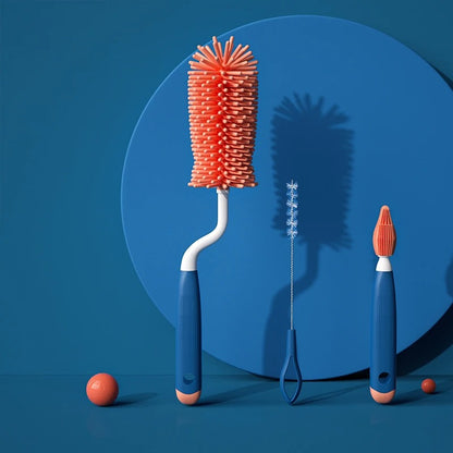 Baby 3 piece Silicone Bottle Brush Set